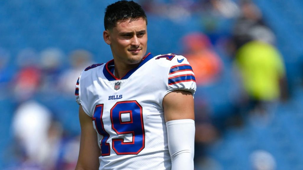 Matt Araiza is at Bills' preseason game vs. Panthers but will not play