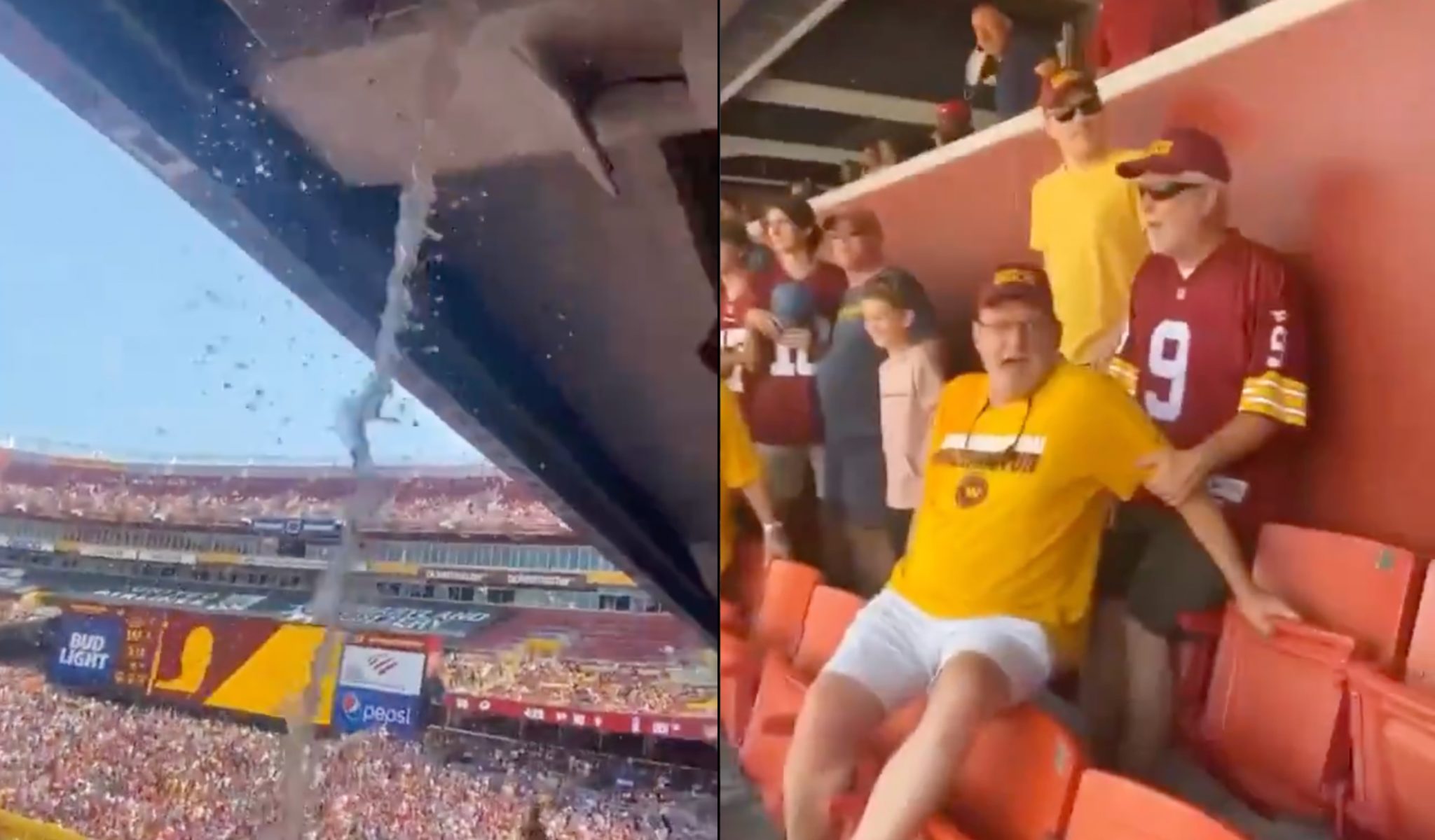 There Was Another Sewage Water Leak In FedEx Field Prior To Start Of 