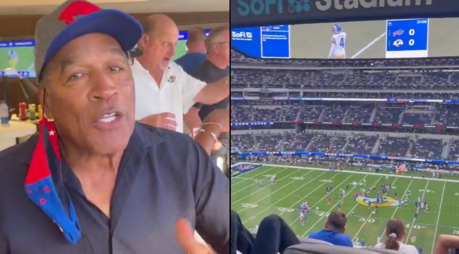 OJ Simpson Is Back In Los Angeles To Root On Buffalo Bills vs Rams