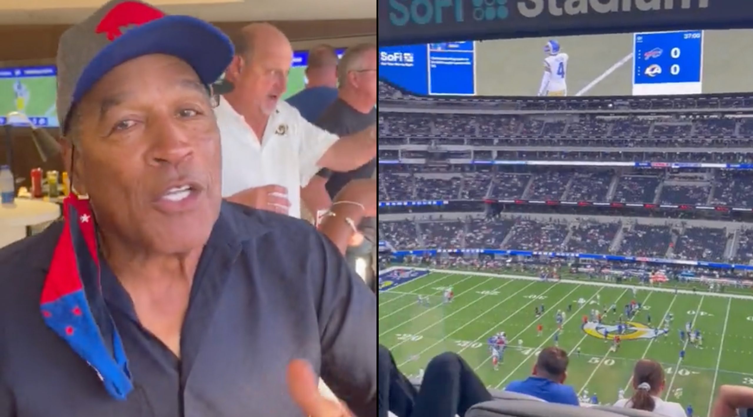 OJ Simpson Is Back In Los Angeles To Root On Buffalo Bills vs Rams - Daily  Snark