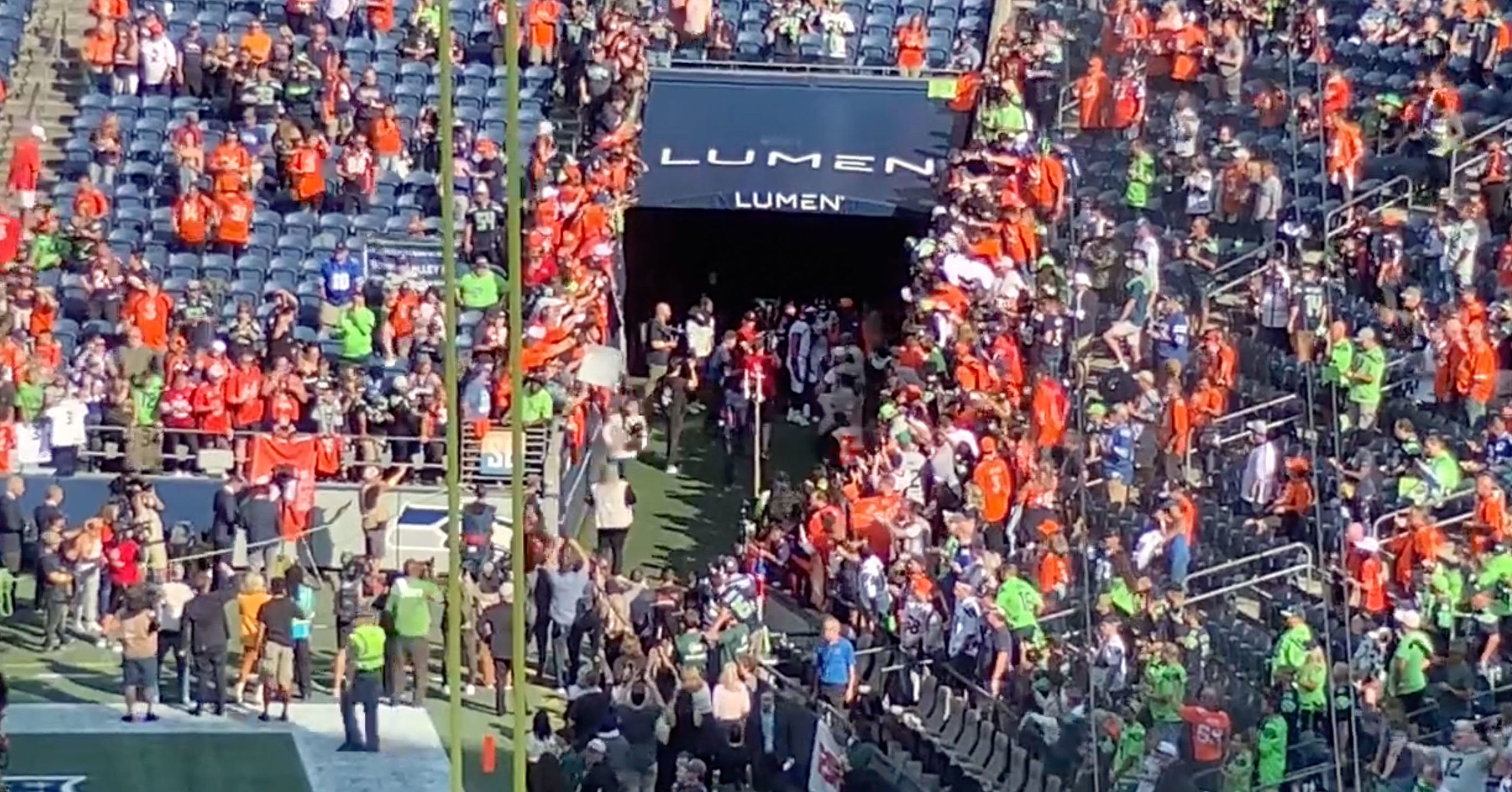 Russell Wilson Gets Booed By Seahawks Fans Taking Field For Warmups ...