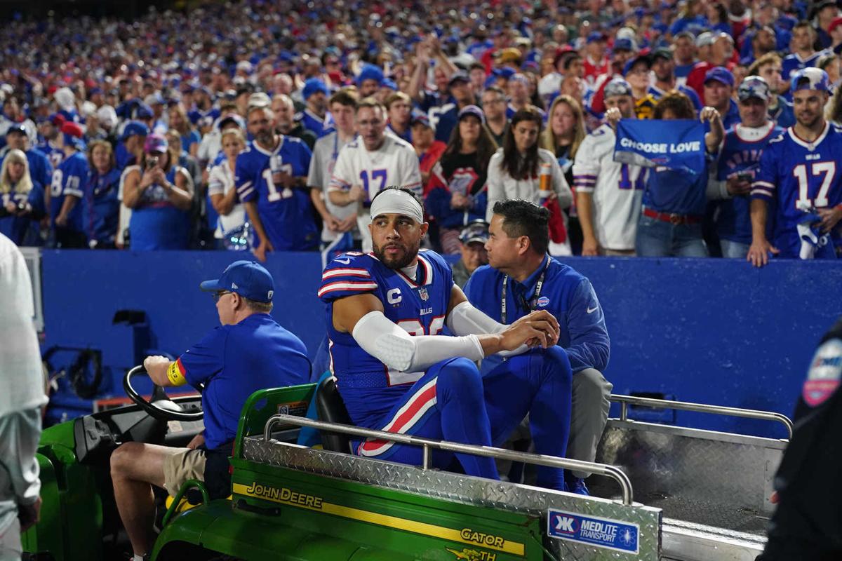 Micah Hyde carted to training room - NBC Sports