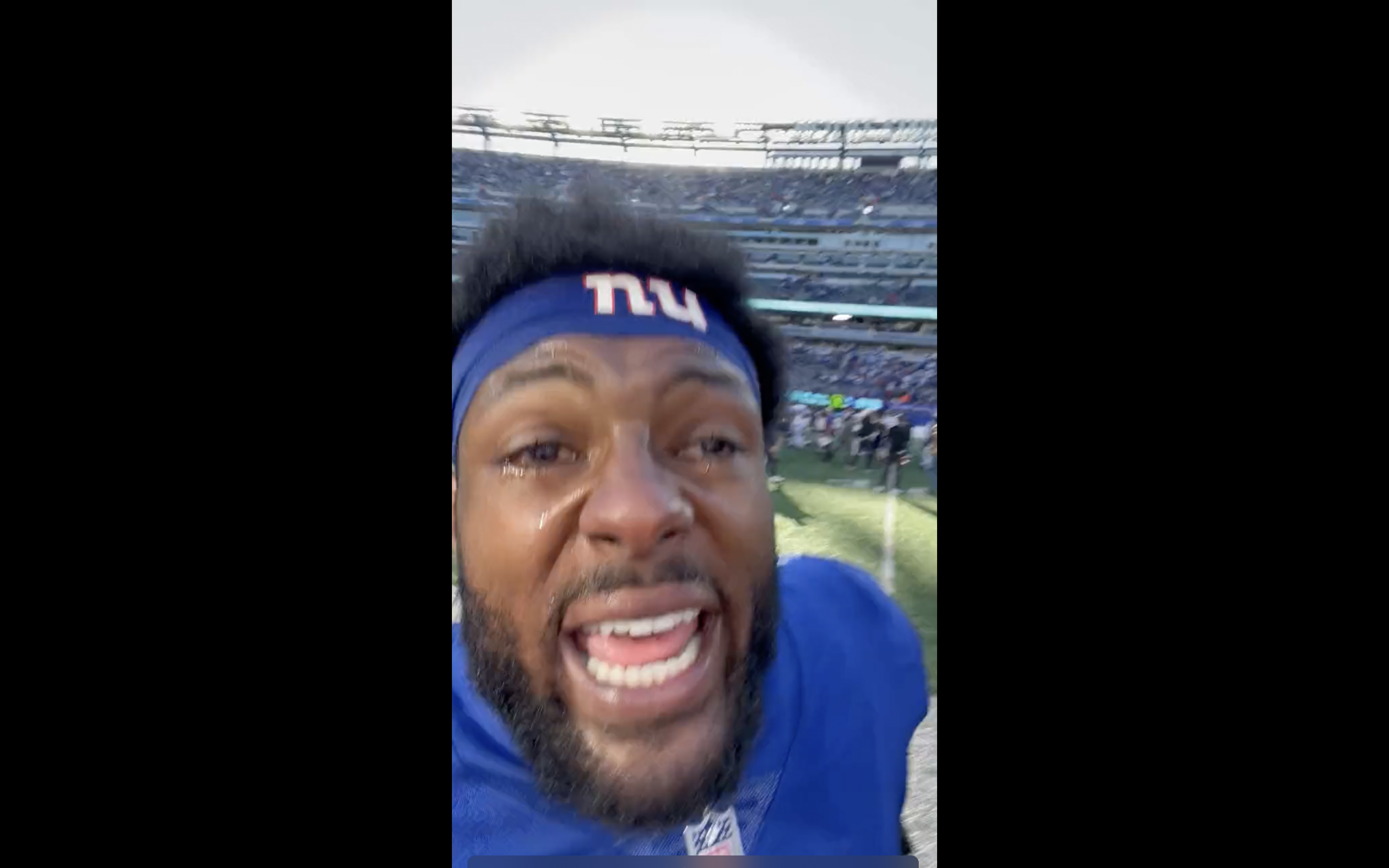 Watch: Giants DE Kayvon Thibodeaux cries tears of joy after win over Ravens