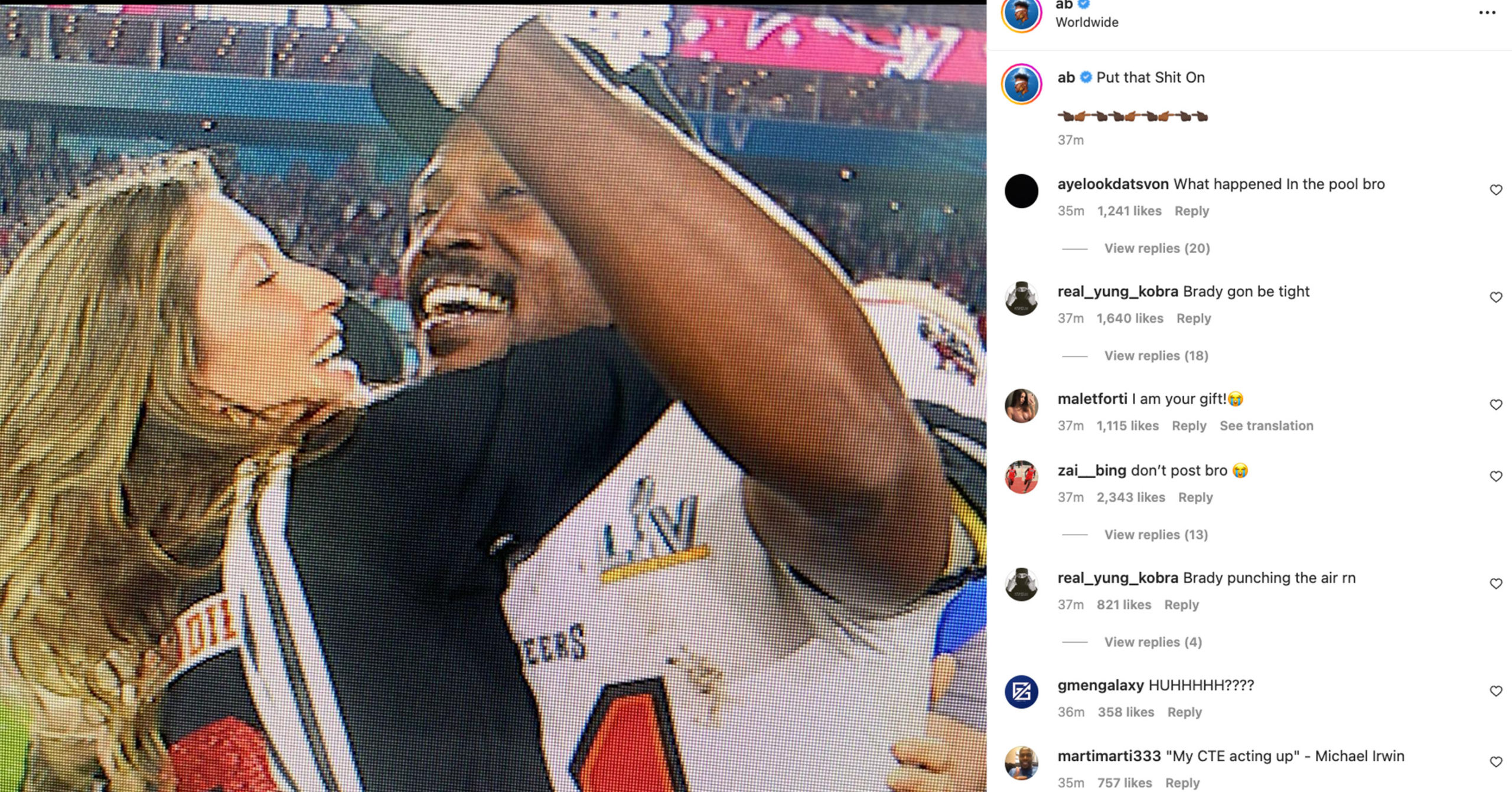 Antonio Brown's beef with Tom Brady continues as troubled NFL star shares  bizarre photoshopped nude photo of Gisele
