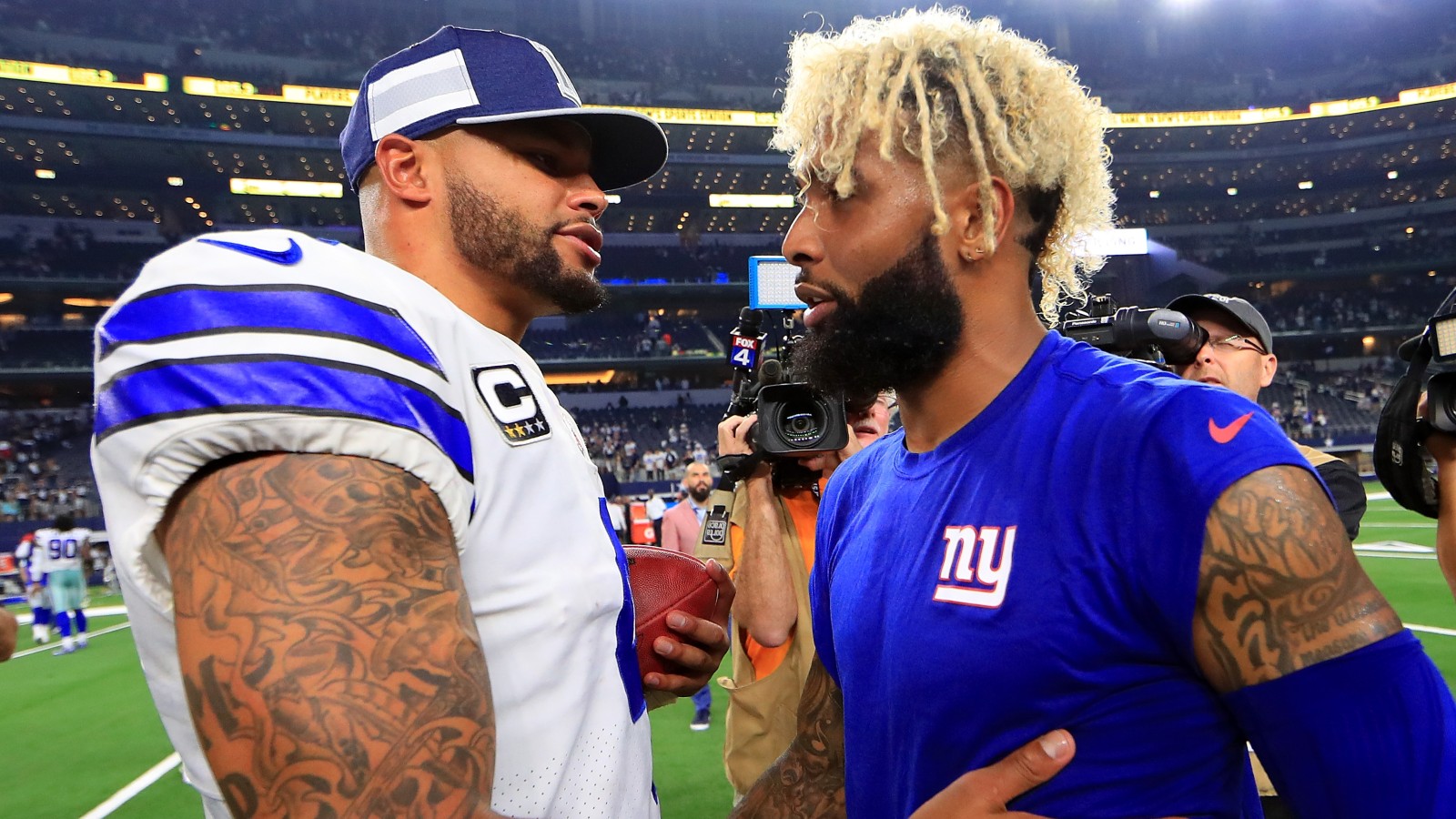 SoleWatch: Odell Beckham Jr. Opens the Season in Giants-Inspired