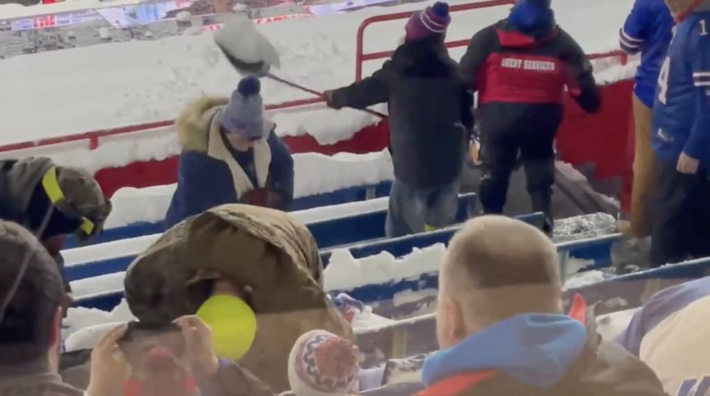 Bills release photos of Highmark Stadium covered in snow