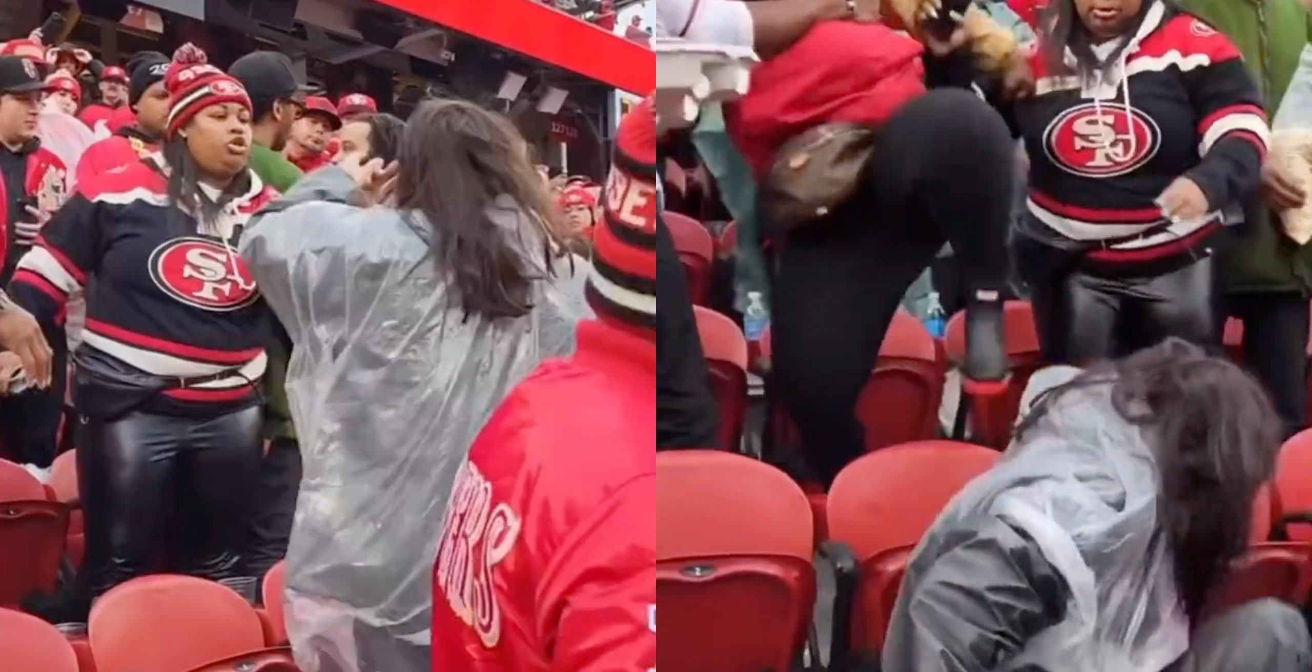 Wild Video Shows 49ers Fan Stomping On Woman In The Stands During