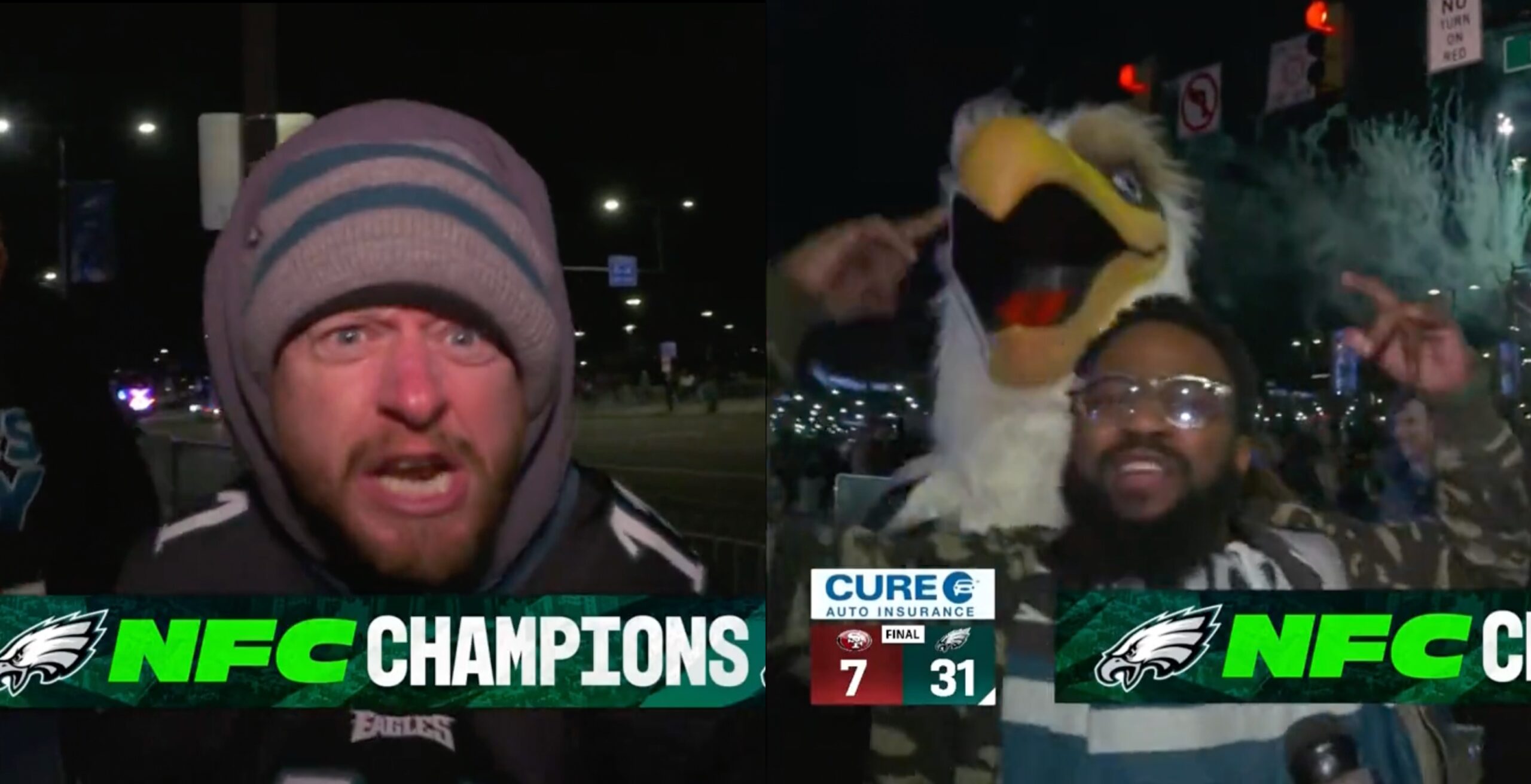 Local Philadelphia News Network Interviewed A Bunch Of Eagles Fans After  Win And It Was Hilarious - Daily Snark