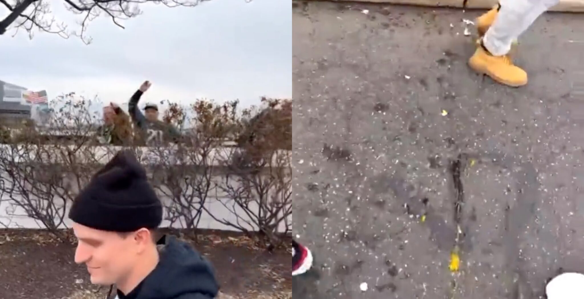 Eagles Fans Were Throwing Eggs At 49ers Fans Walking To Stadium For NFC