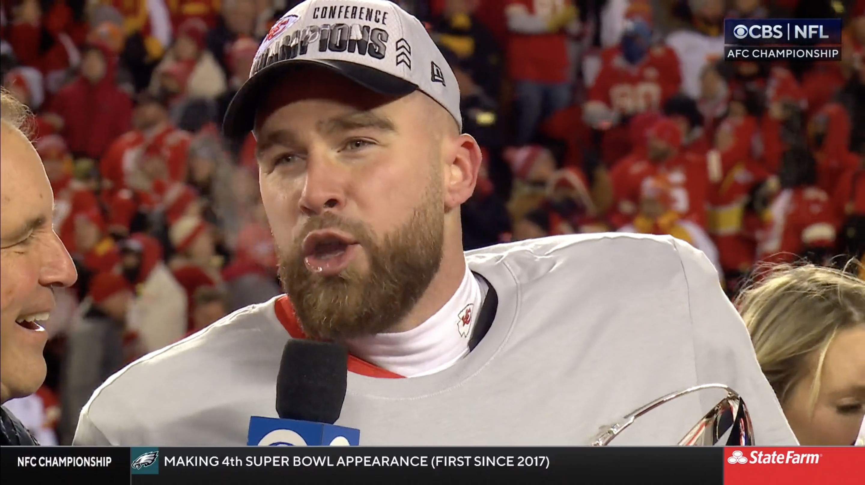 Travis Kelce Channels His Inner 'The Rock' & Calls Out The