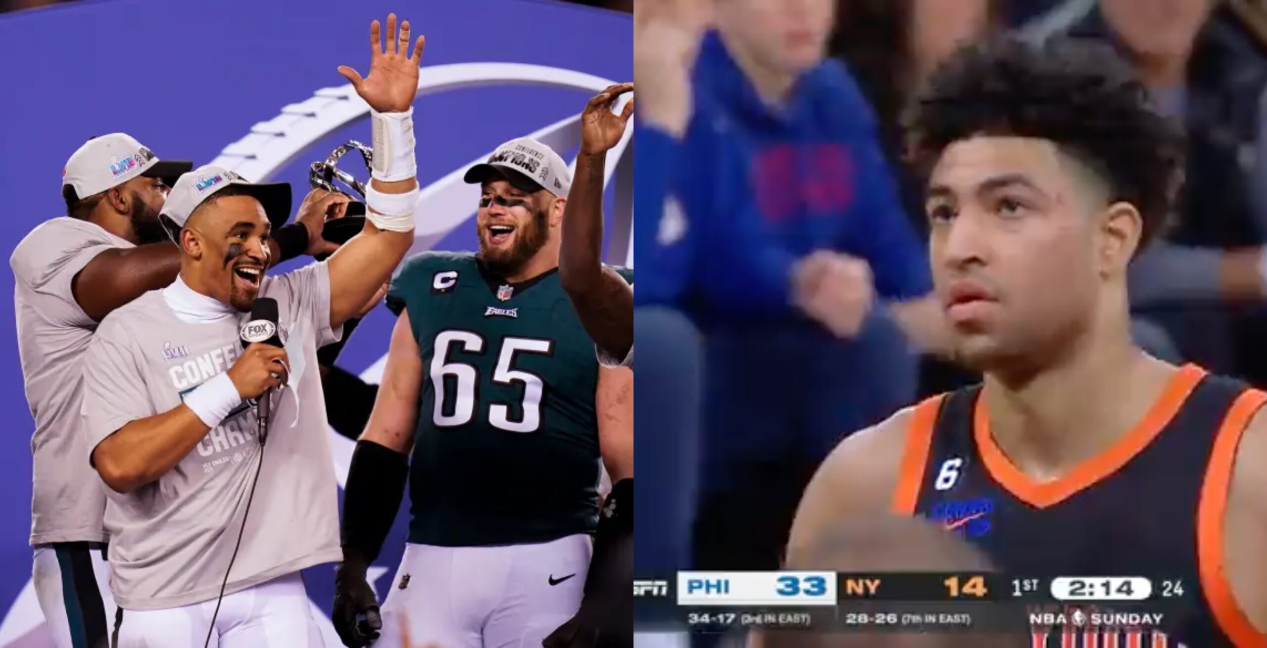 Eagles Chant Breaks Out At Madison Square Garden During Sixers-Knicks Game  - Daily Snark