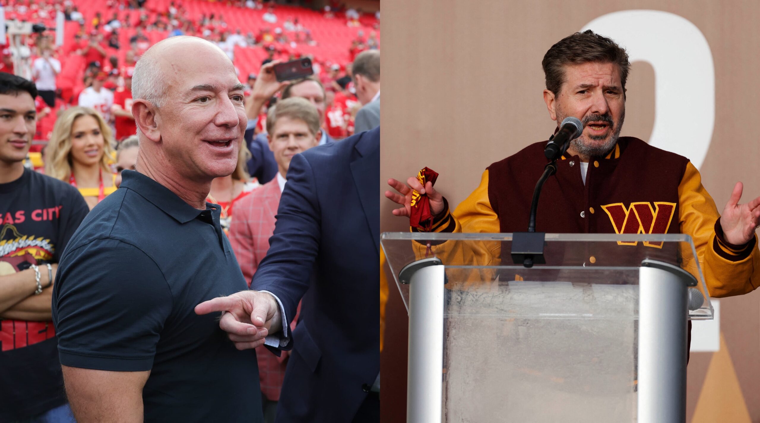 Jeff Bezos eyeing the Commanders could make Dan Snyder the $6 billion man