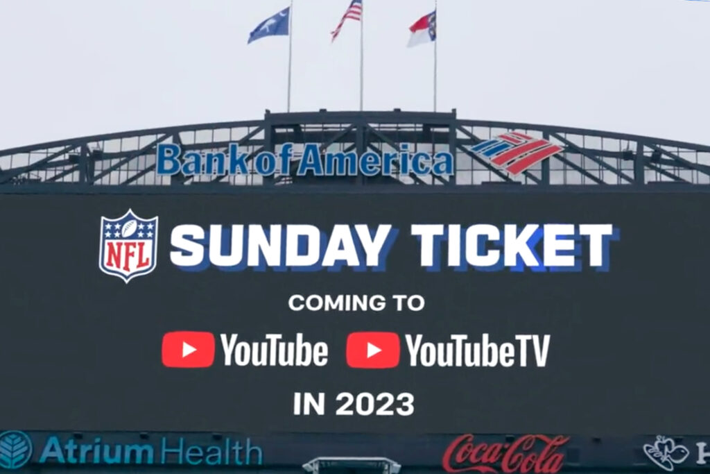 BREAKING YouTubeTV Has Announced Pricing For NFL s Sunday Ticket In 
