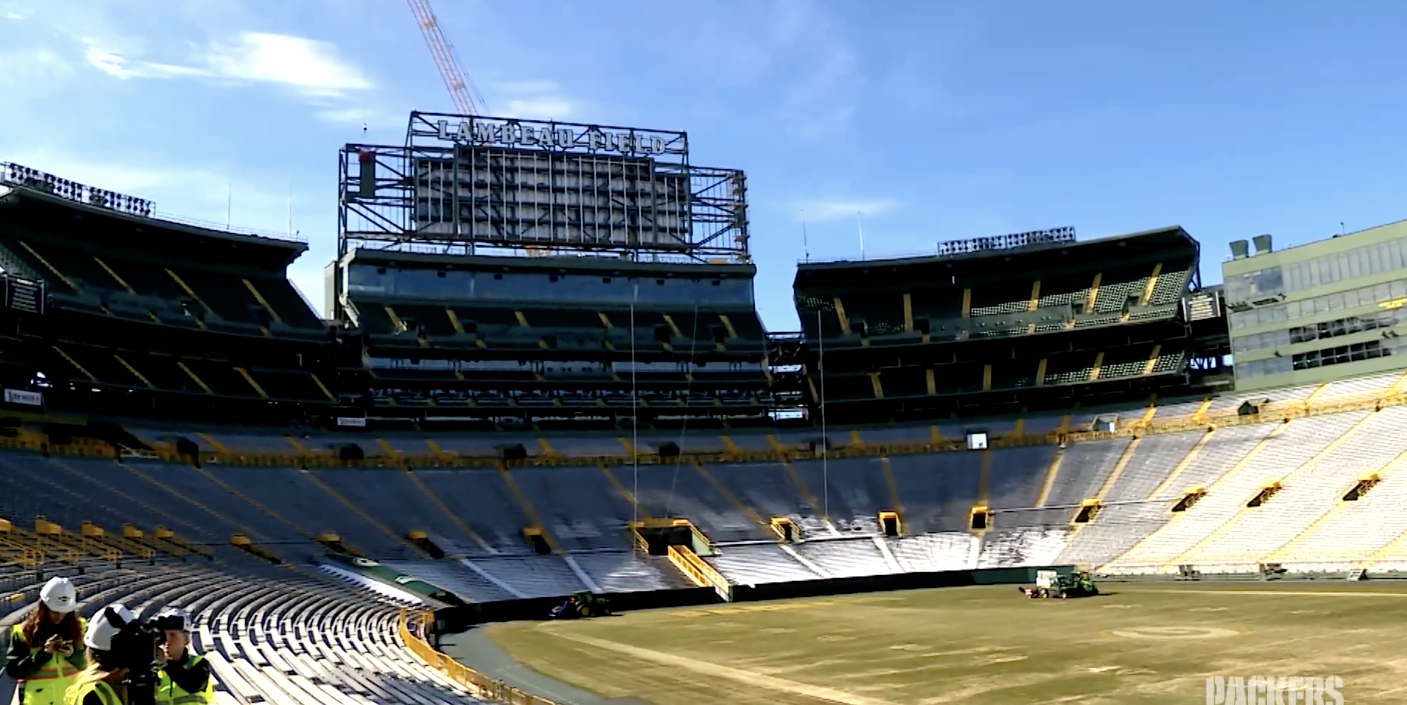 Check out the Packers' latest construction projects at Lambeau Field