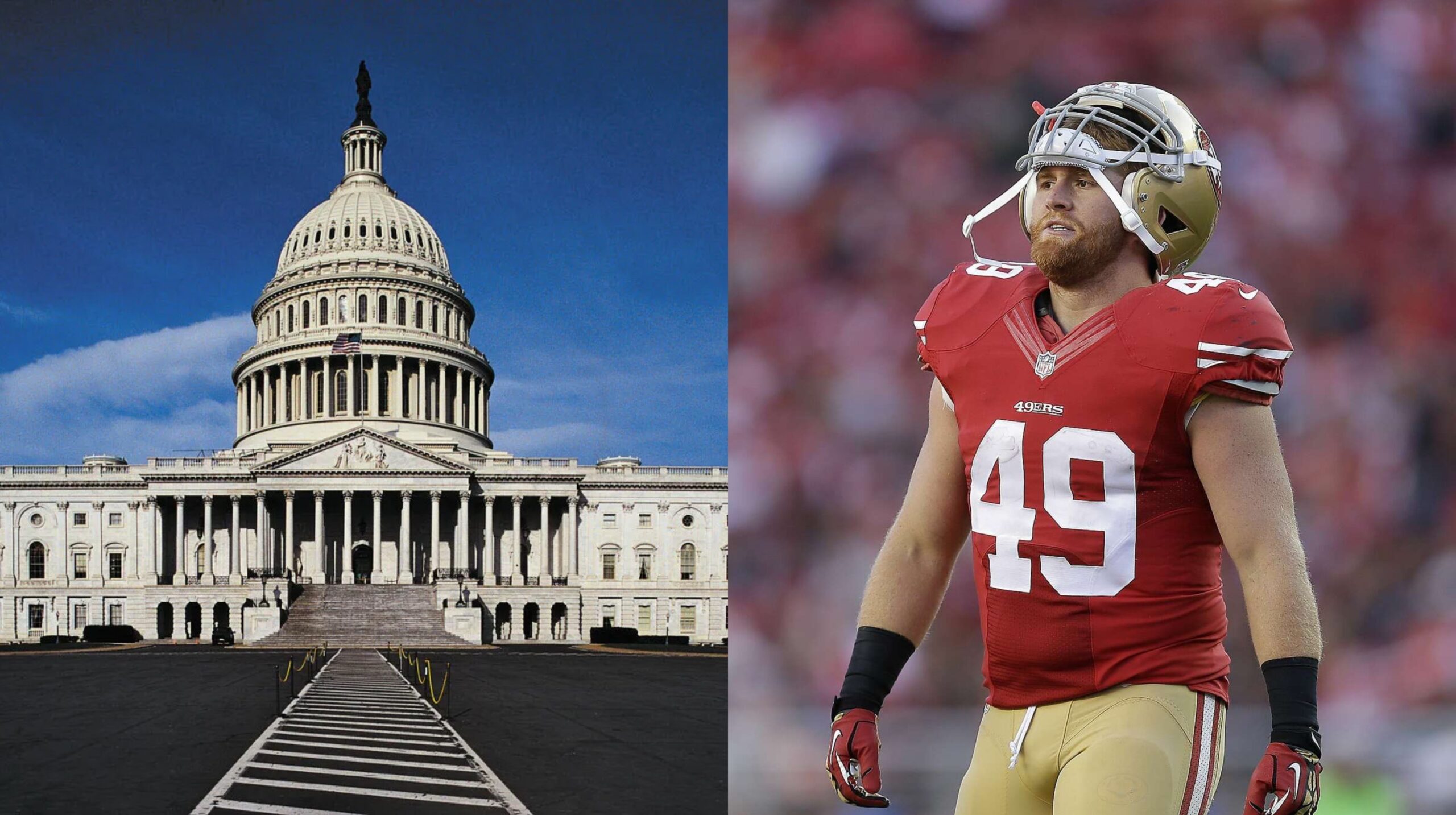 Former NFL FB Bruce Miller Reported to Capitol Police for Threatening  Congressman