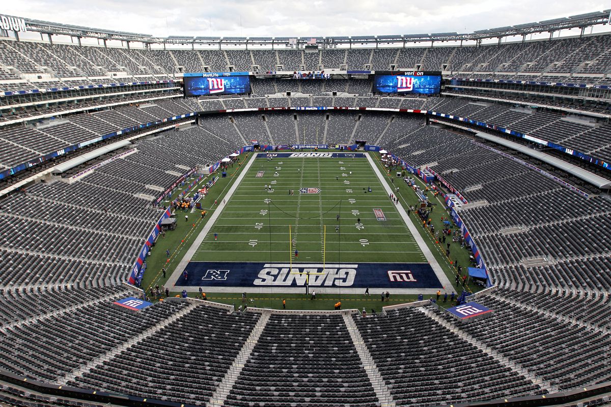 MetLife Stadium New York Giants Aerial Poster - the Stadium Shoppe