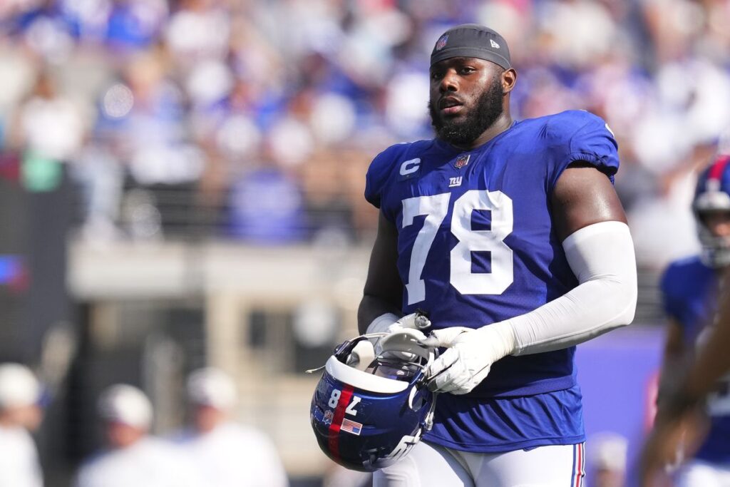 Giants sign LT Andrew Thomas to five-year, $117.5 million contract extension