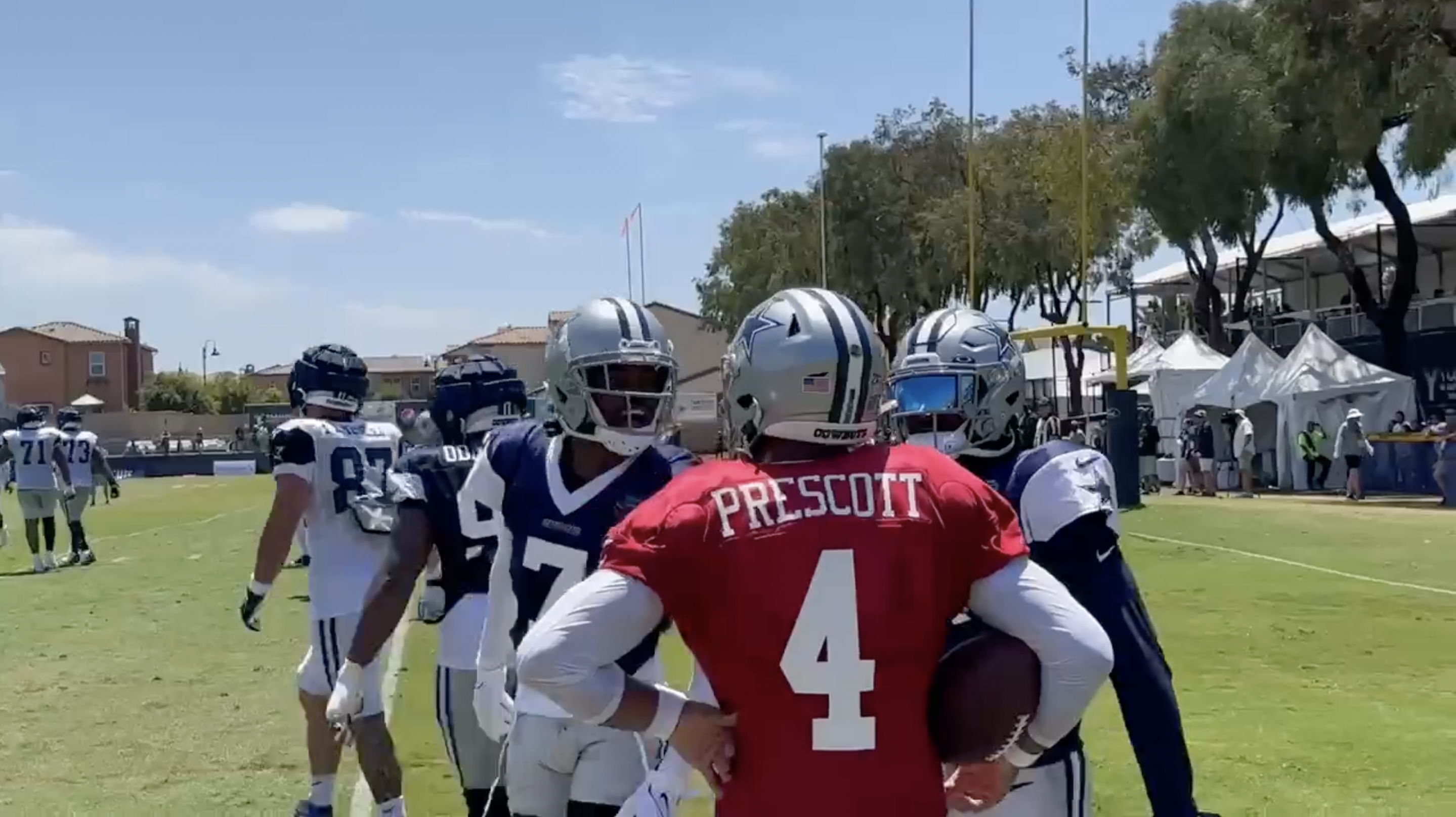 Dallas Cowboys Training Camp Practice