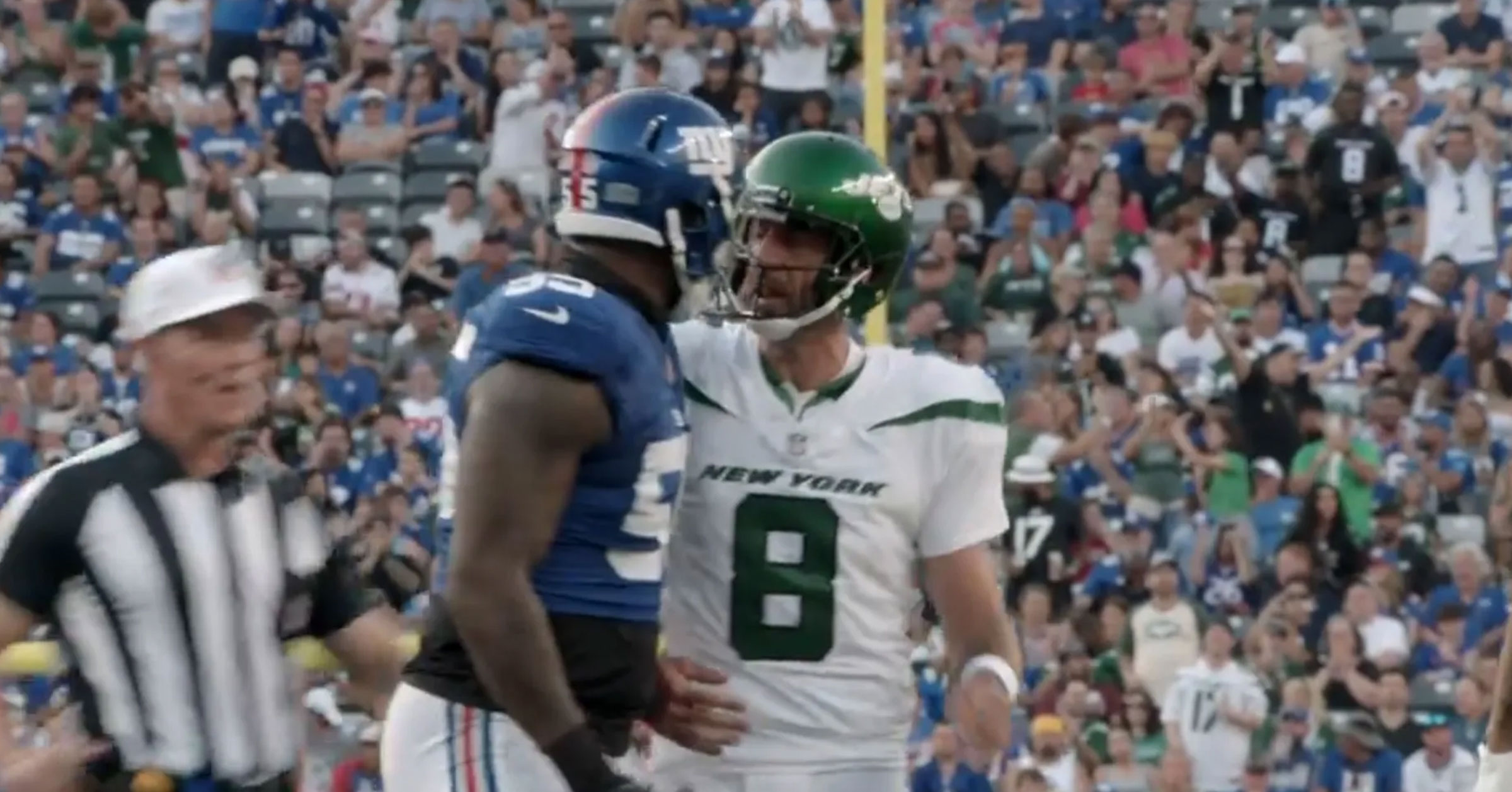Mic d Up Aaron Rodgers Trash Talks Giants LB After Late Hit I Don t mic-d-up-aaron-rodgers-trash-talks-giants-lb-after-late-hit-i-don-t