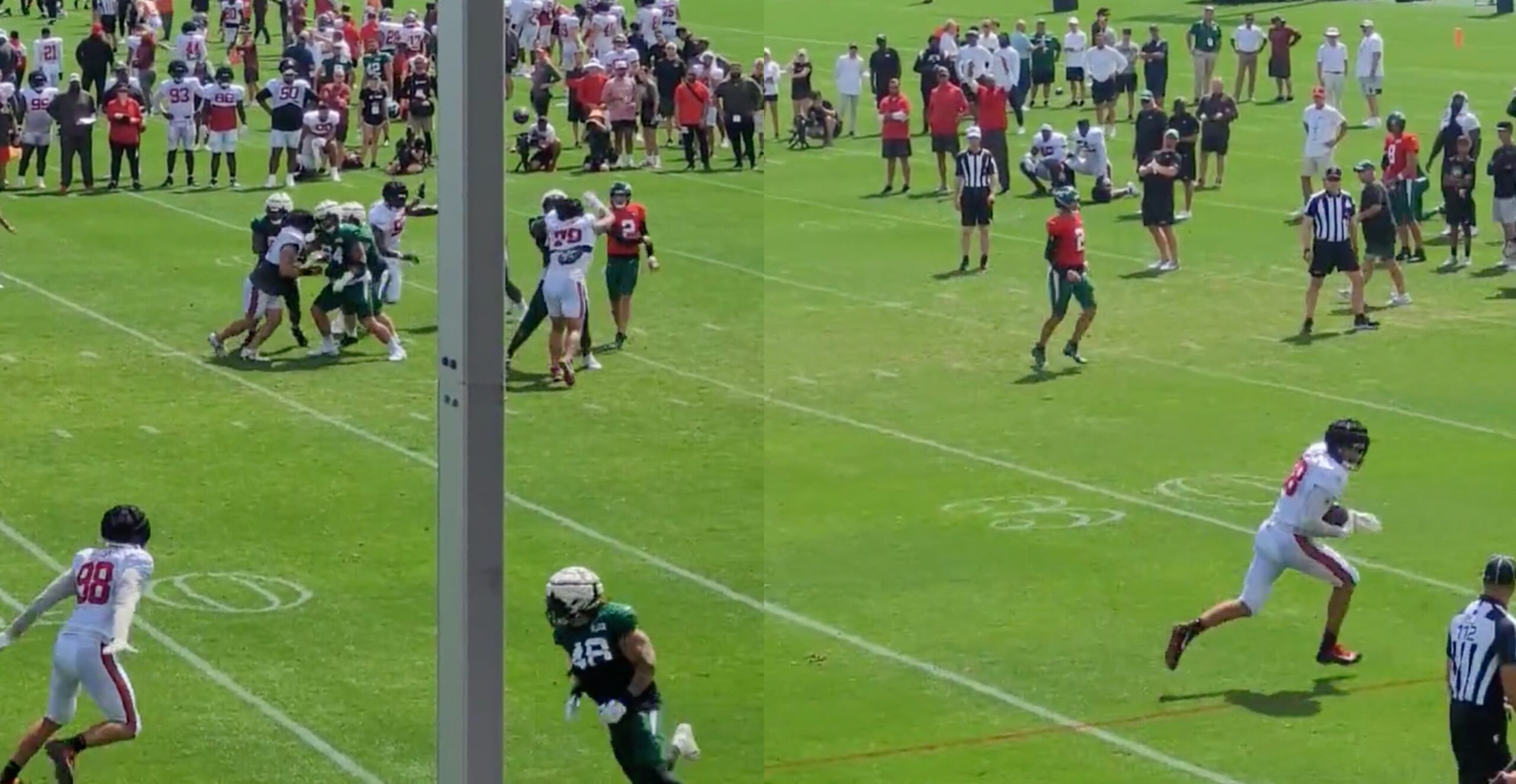 Zach Wilson Threw An Ugly Pick-6 Right To Defender During Jets-Buccaneers  Joint Practice - Daily Snark