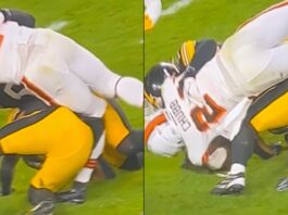 Replay Shows Steelers Got Away With Penalty On The Browns' Critical 4th  Down - Daily Snark