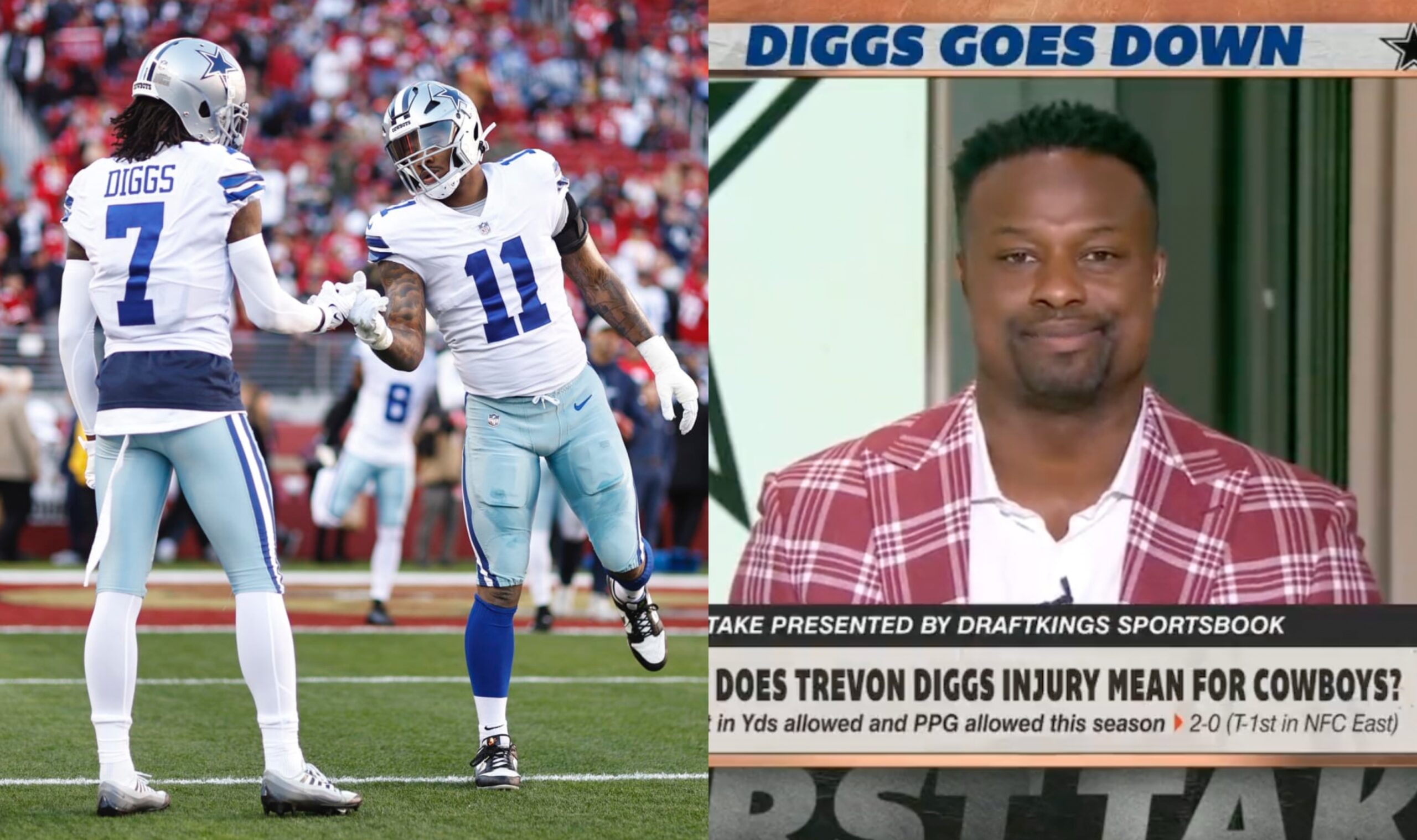 Micah Parsons on Trevon Diggs' Season-Ending Injury