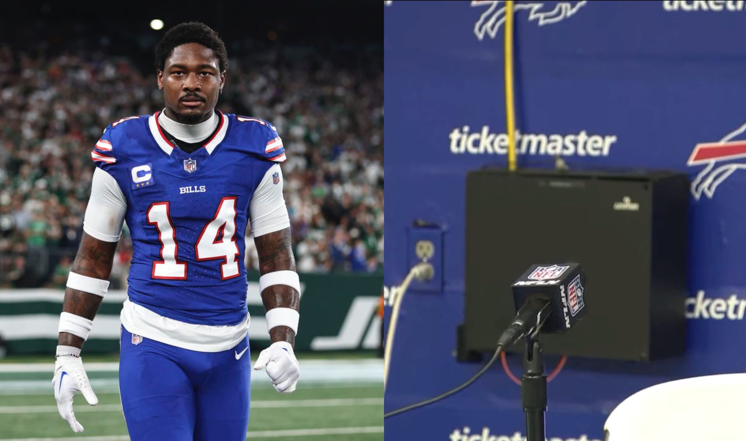 Bills' Stefon Diggs Says Reporter's Hot Mic Comments Were 'Very