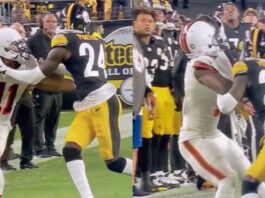 Replay Shows Gruesome Leg Injury Nick Chubb Suffered vs Steelers - Daily  Snark