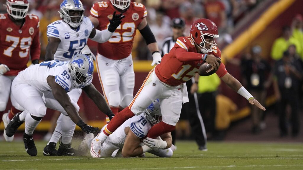 NFL Week 1 TV ratings for Kansas City Chiefs versus Detroit Lions -  Football - Sports - Daily Express US