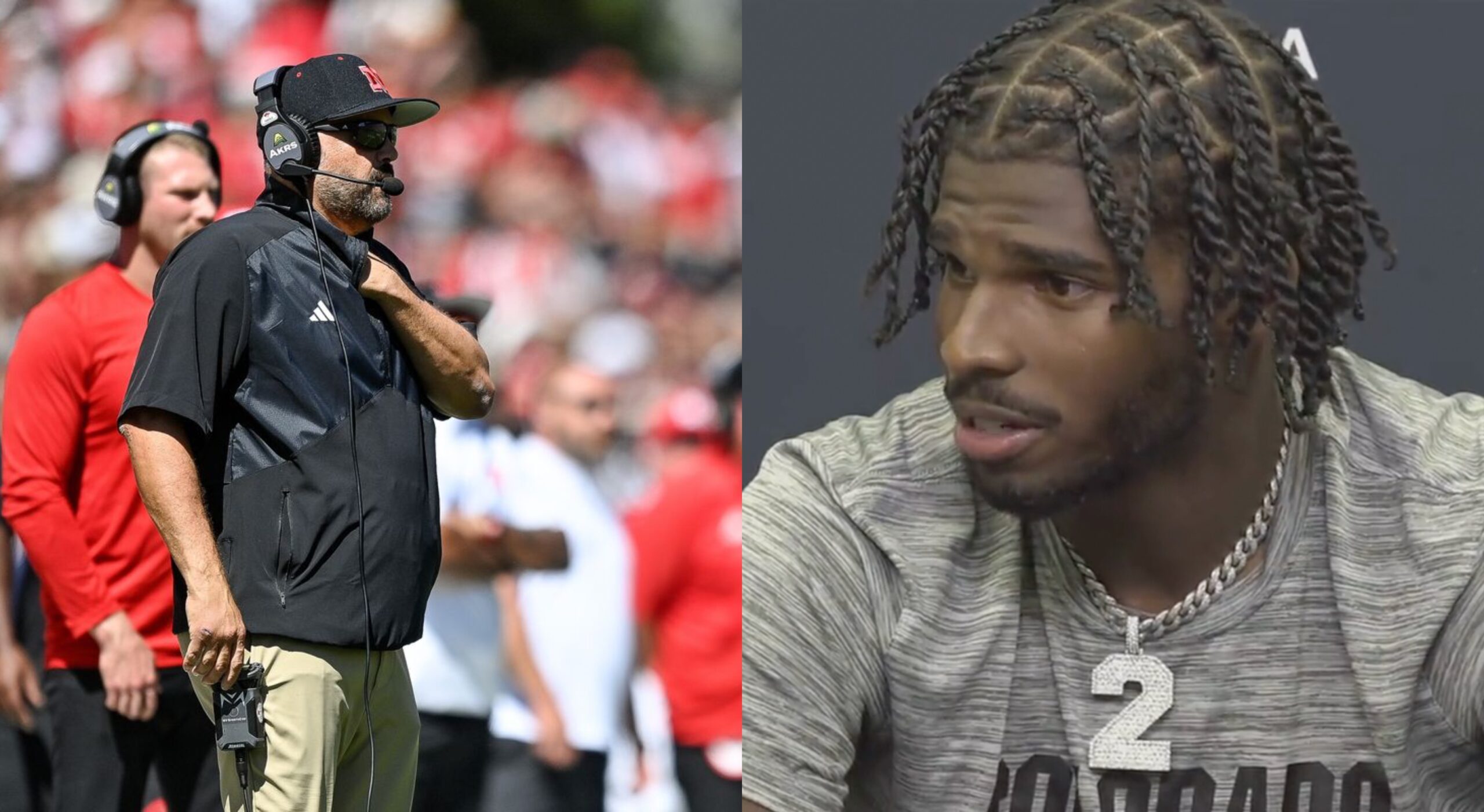 Nebraska's Matt Rhule responds to Shedeur Sanders comment