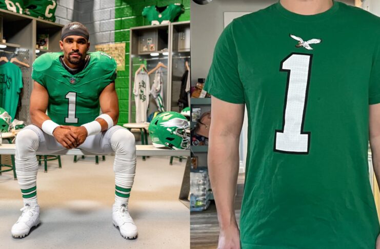 Fanatics Has Apologized For Its Embarrassing 'Kelly Green' Eagles