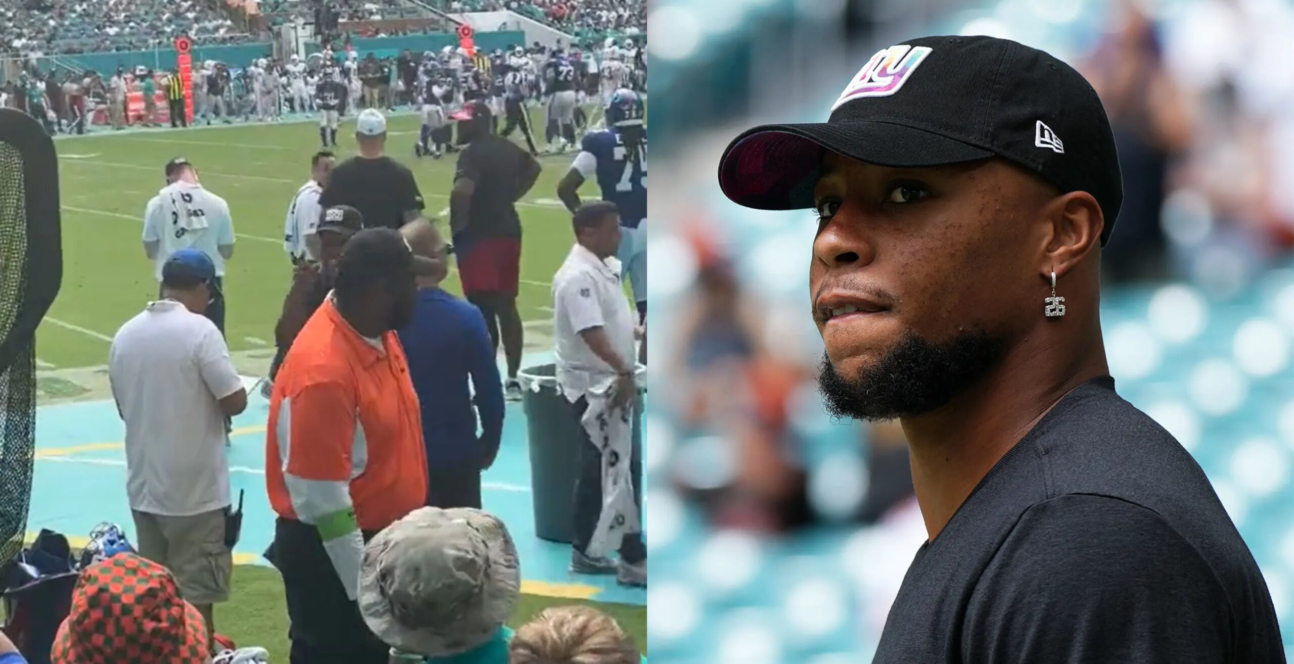 Saquon Barkley Yells At Giants Fans In Viral Video, Says He Was ...