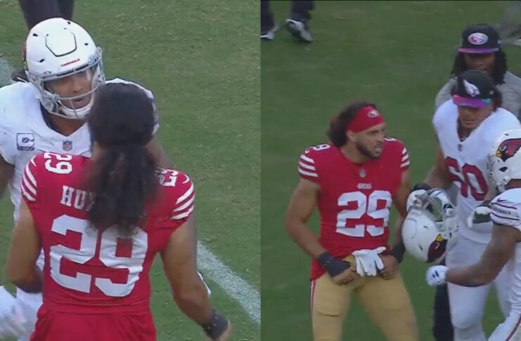 James Conner And Talanoa Hufanga Got Into A Physical Altercation After The  Cardinals-49ers Game - Daily Snark