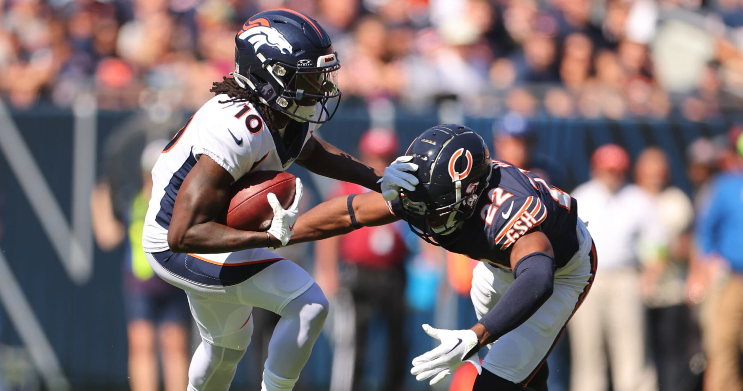 Jerry Jeudy responds to ex-Broncos RB after first win