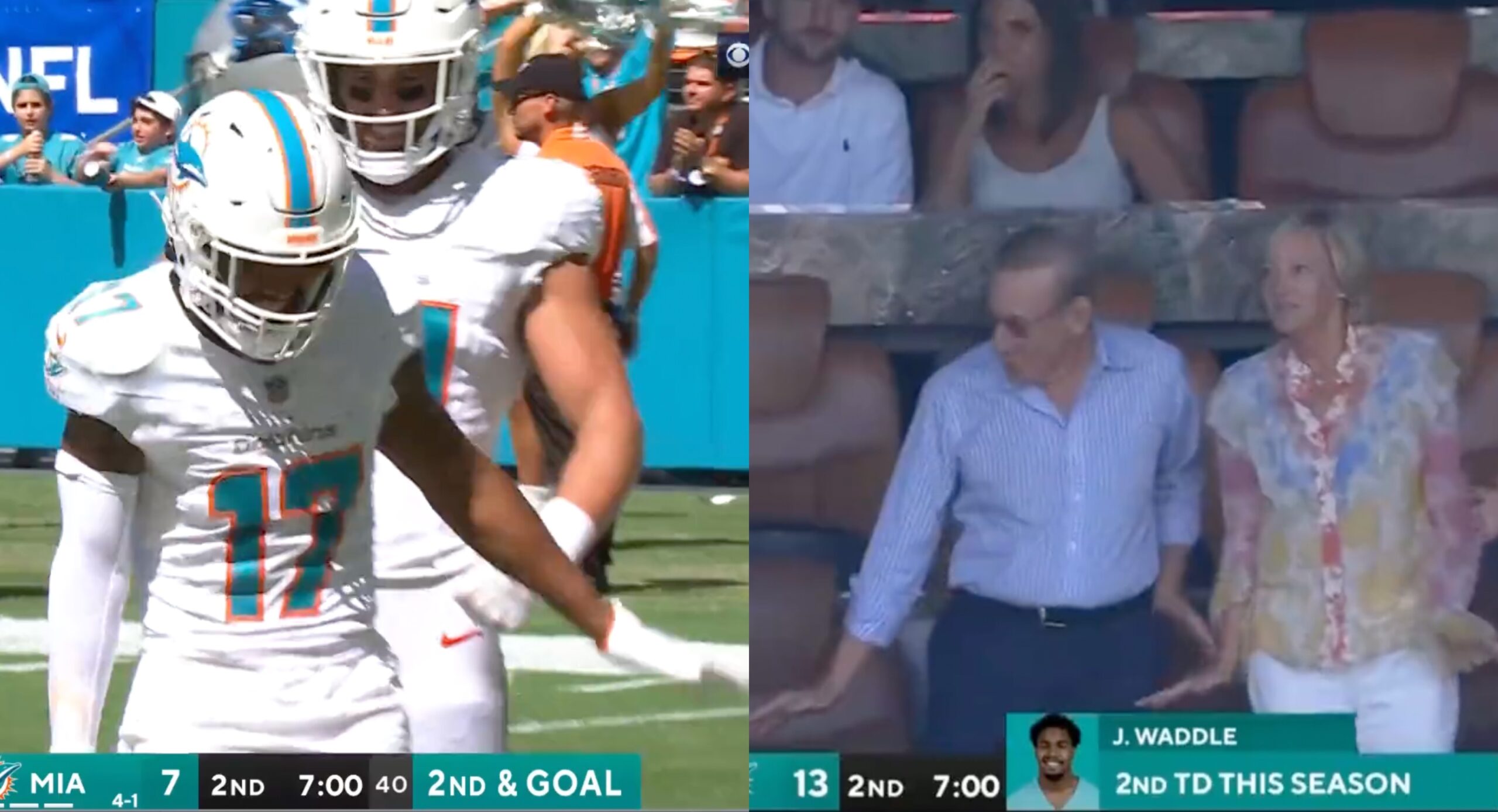 Cameras Caught Dolphins Owner Stephen Ross Awkwardly Trying To Do 'The