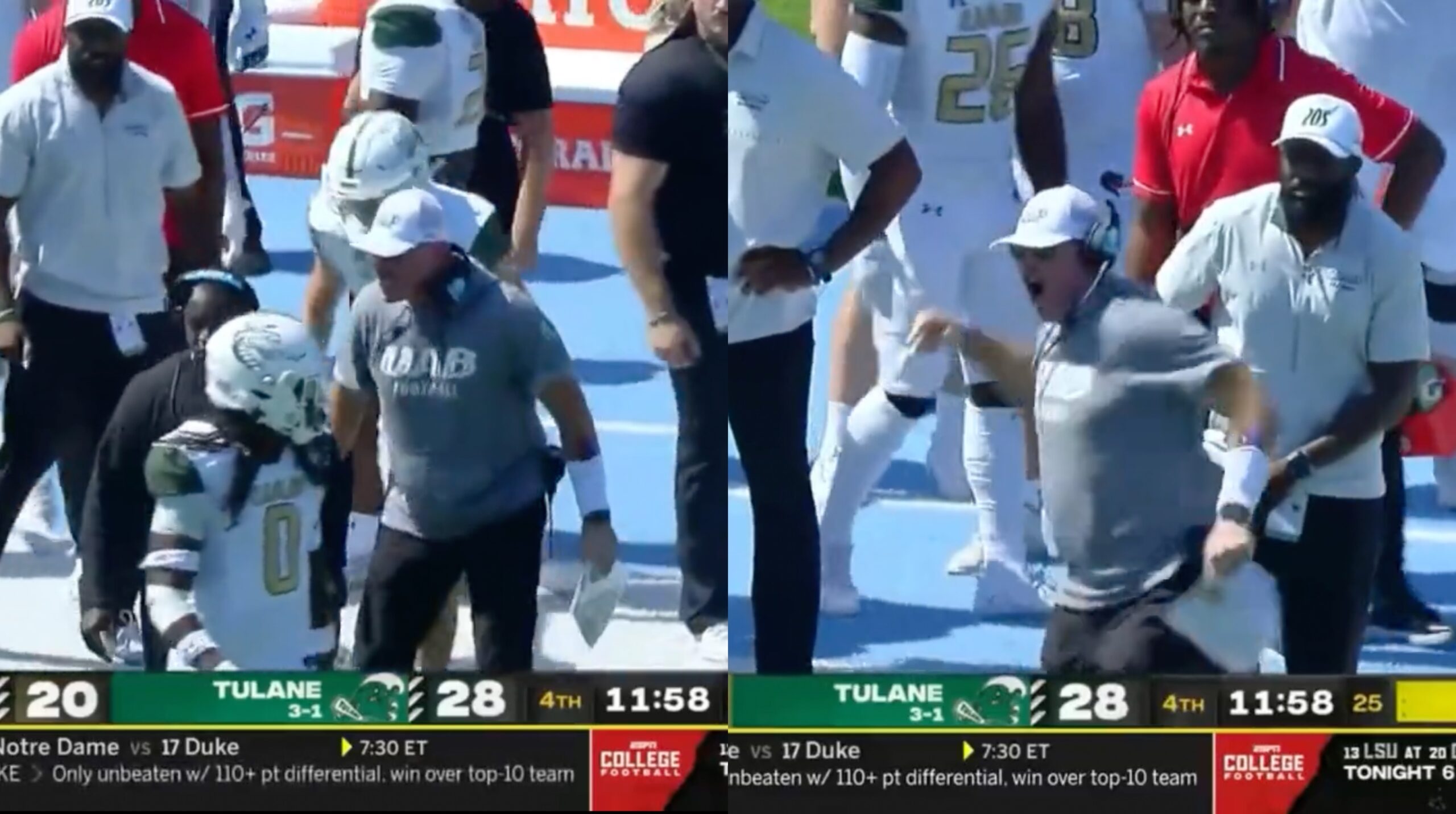 Trent Dilfer Flipped Out on His Assistant Coaches During UAB's Loss to  Tulane