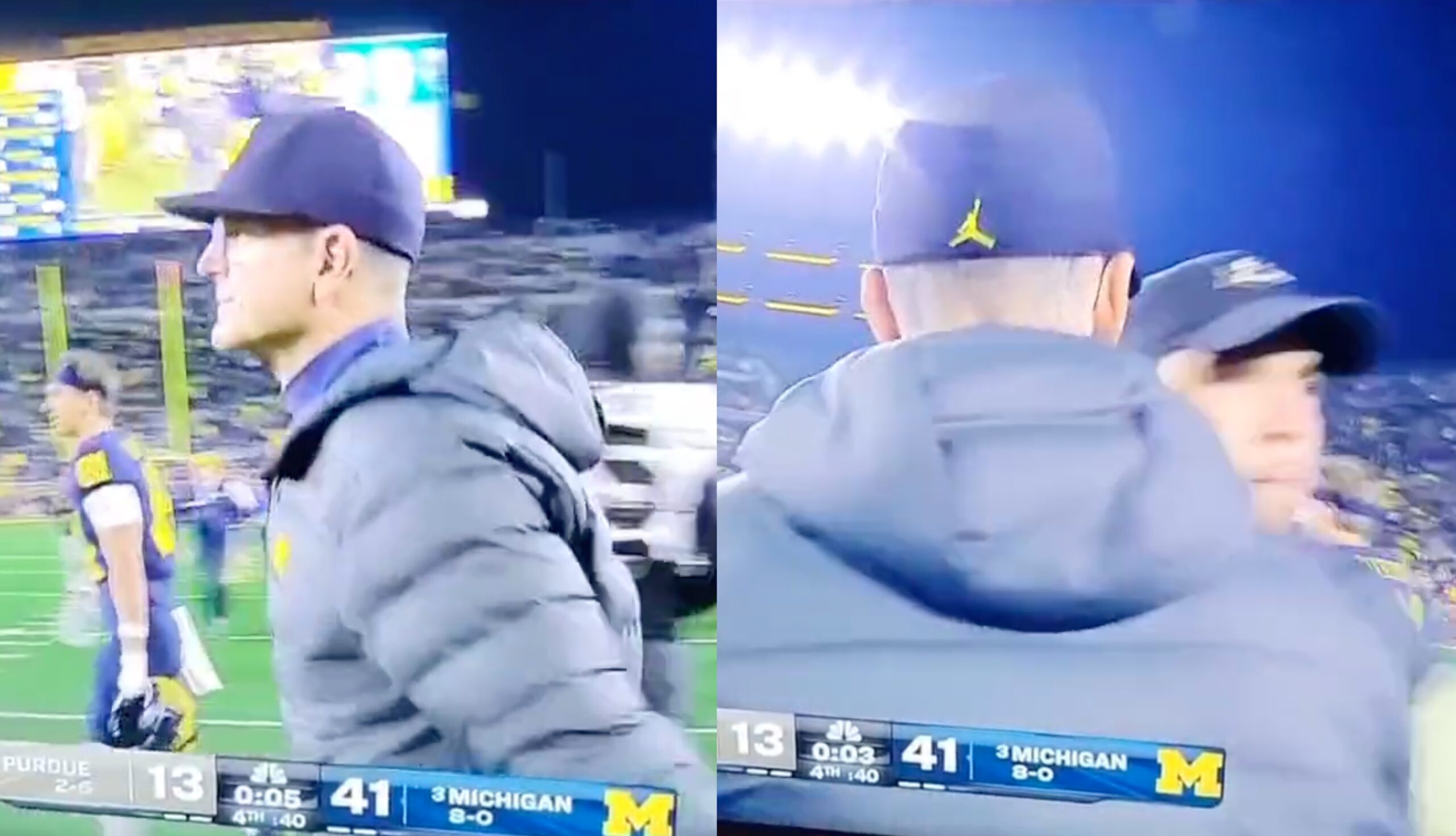 Jim Harbaugh's Handshake With Purdue HC Ryan Walters Is Going Viral ...