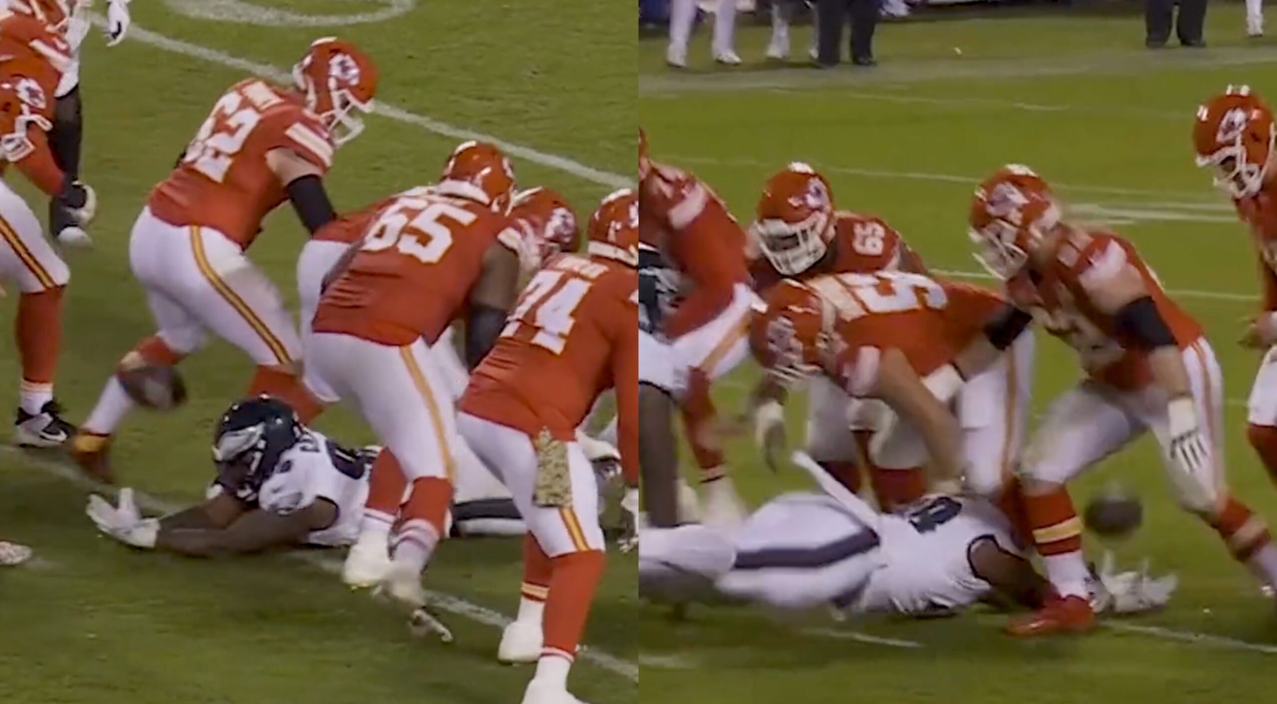 Eagles' Jalen Carter Nearly Intercepted Patrick Mahomes' Spike During