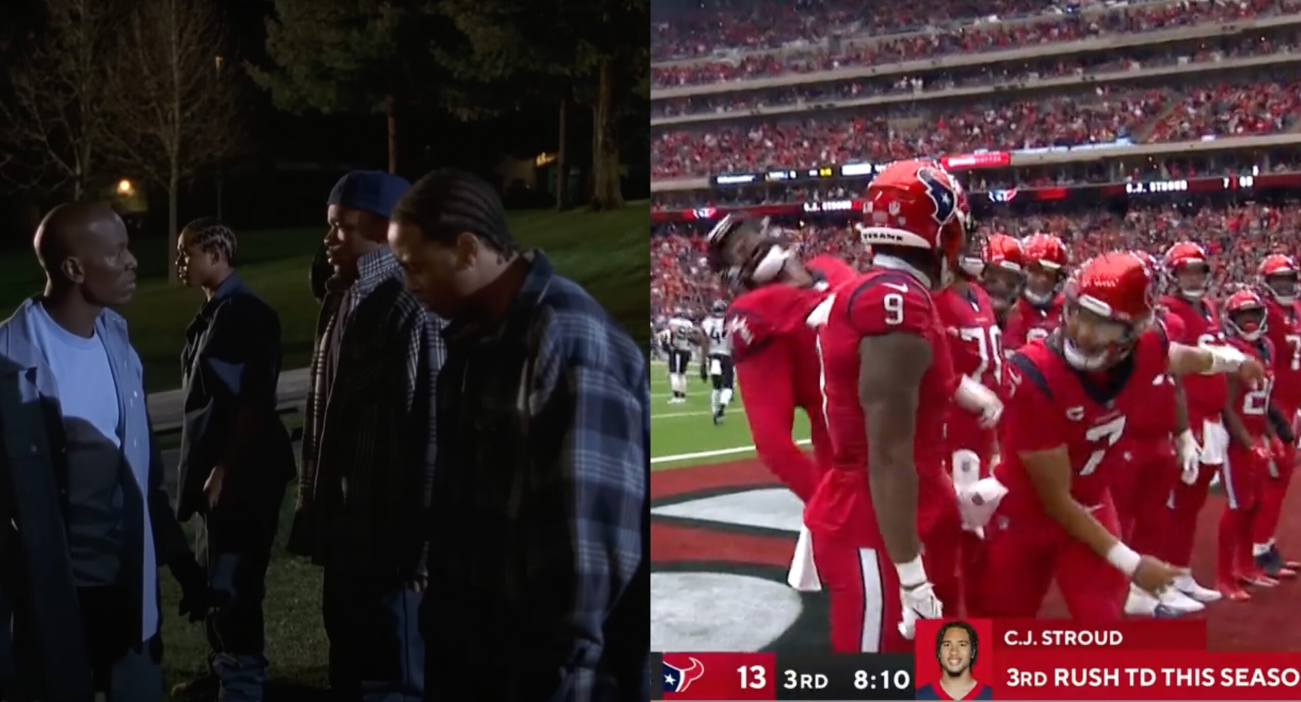 CJ Stroud Does The 'Baby Boy' Knockout TD Celebration vs Jaguars