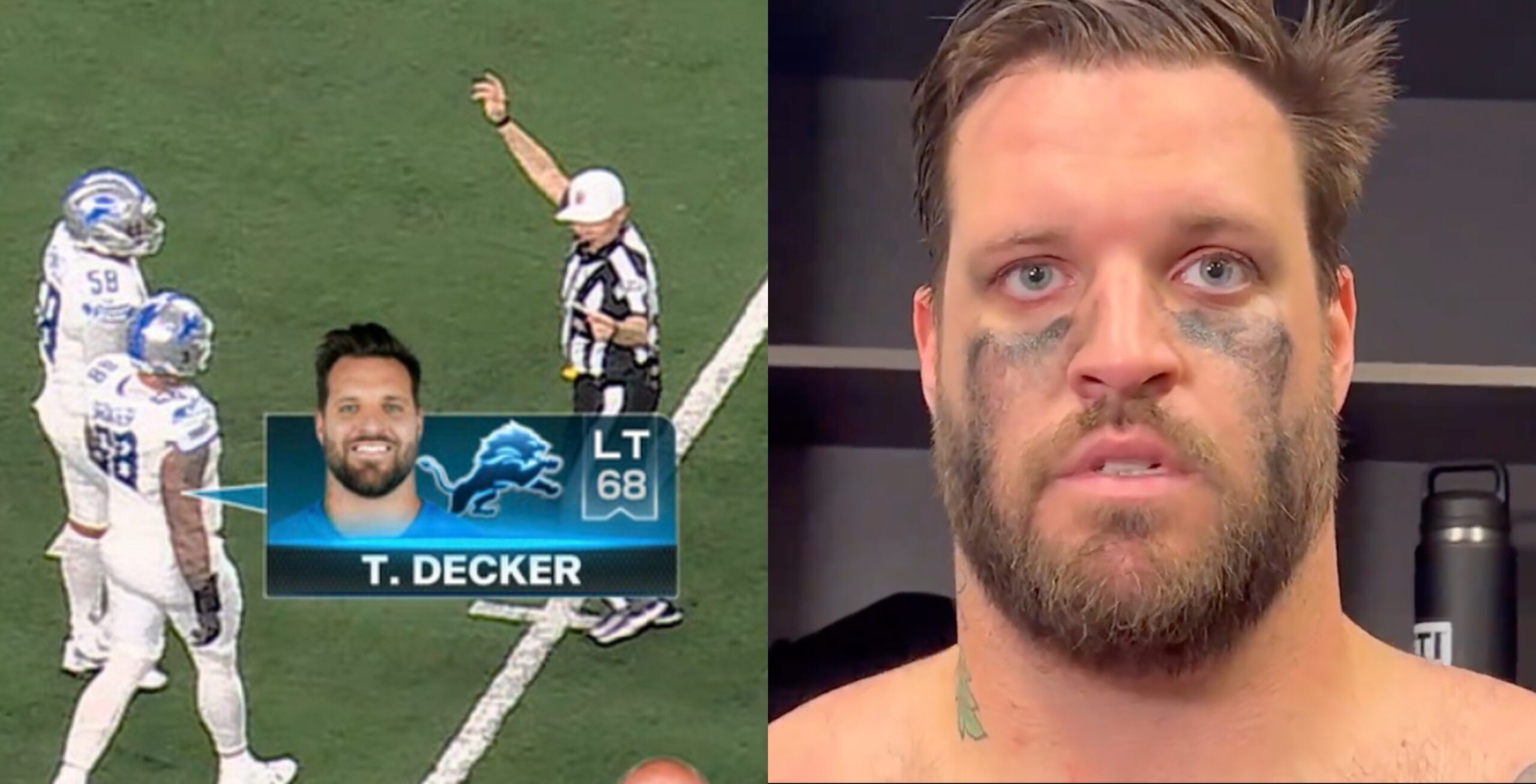 Lions' Taylor Decker On Controversial Penalty vs Cowboys "I Went To