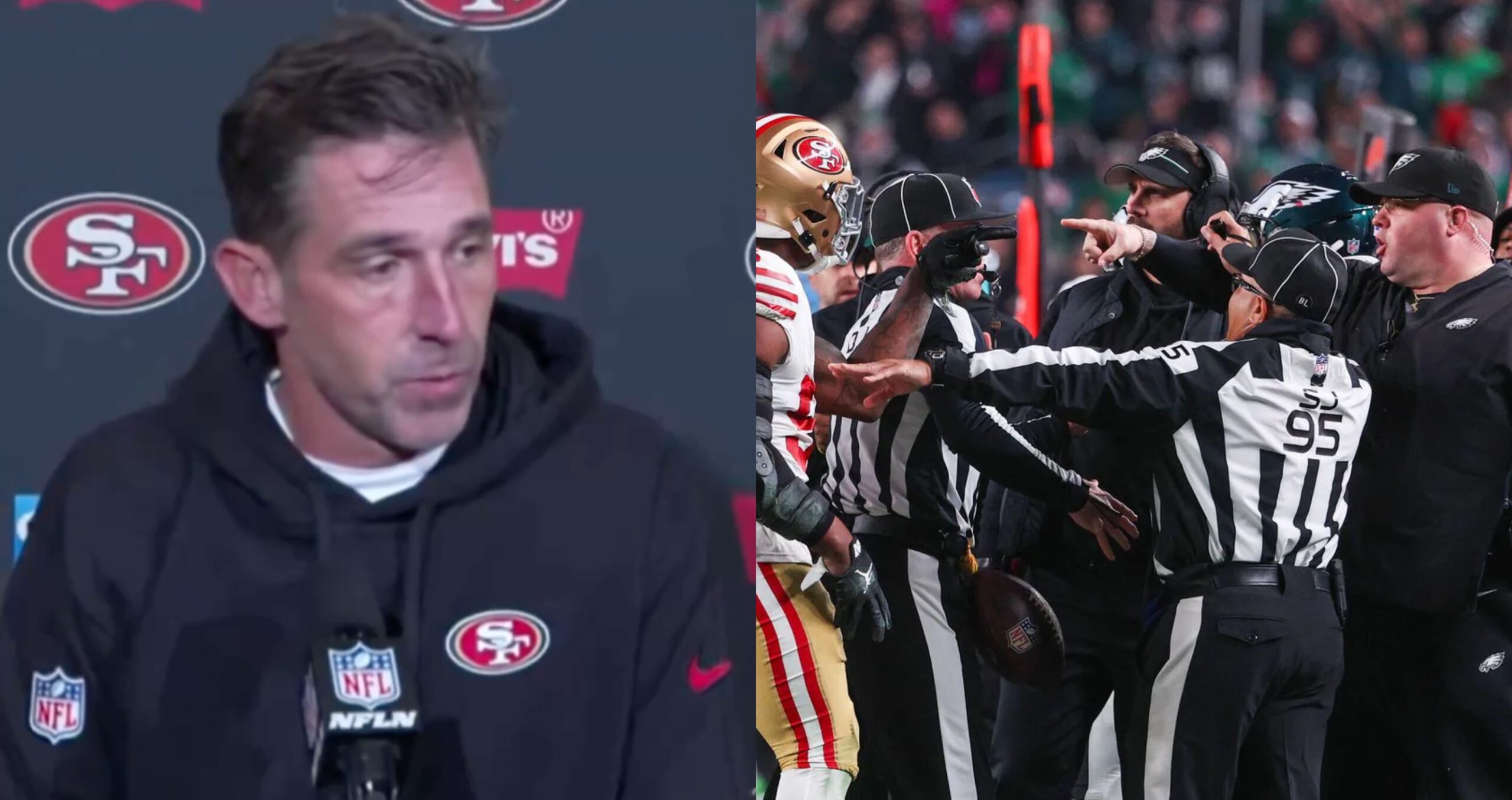 Kyle Shanahan Rips Eagles Security Guard &ldquo;Big Dom&rdquo; For Altercation With