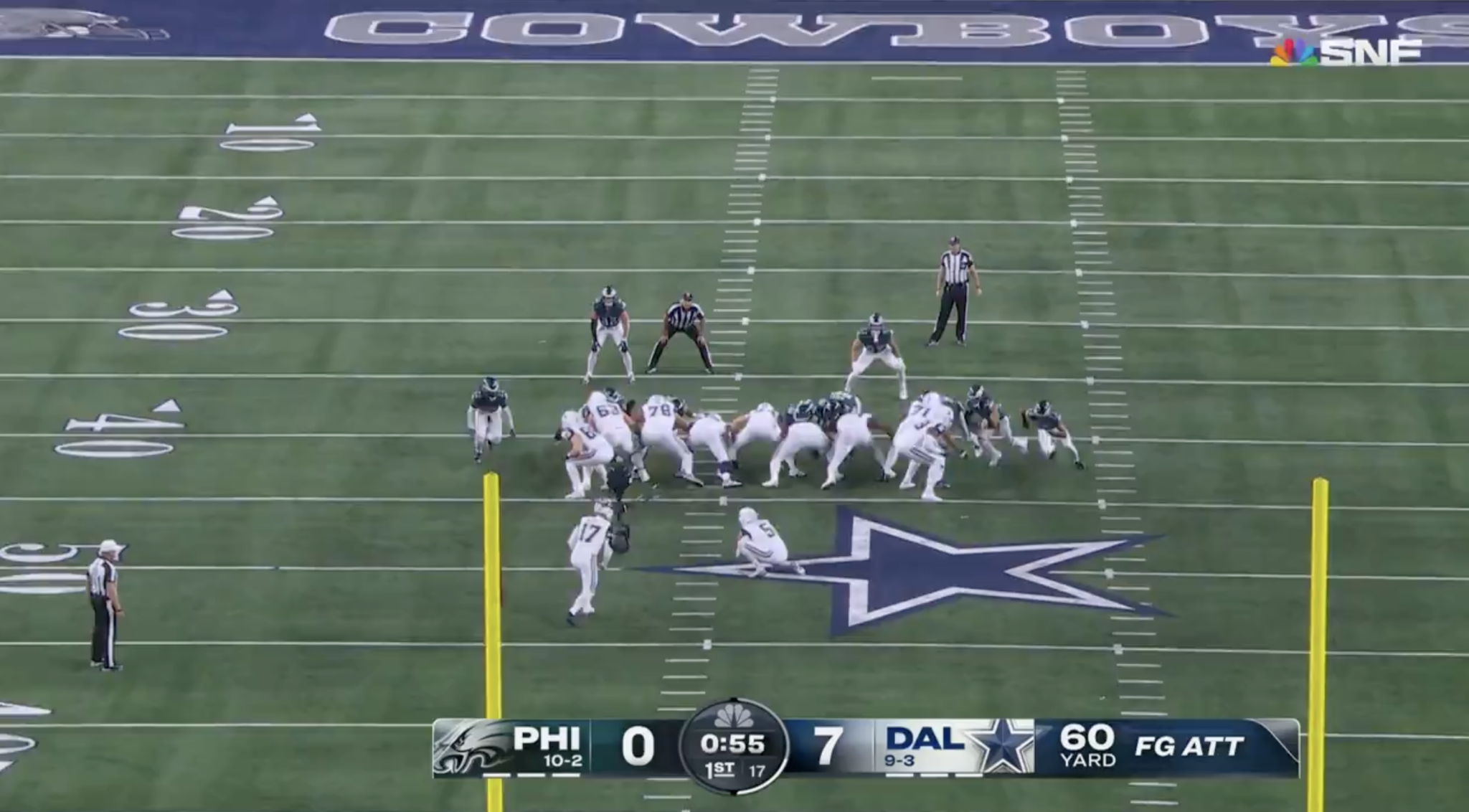 Cowboys Kicker Brandon Aubrey Nails A 60Yard Field Goal With Ease vs