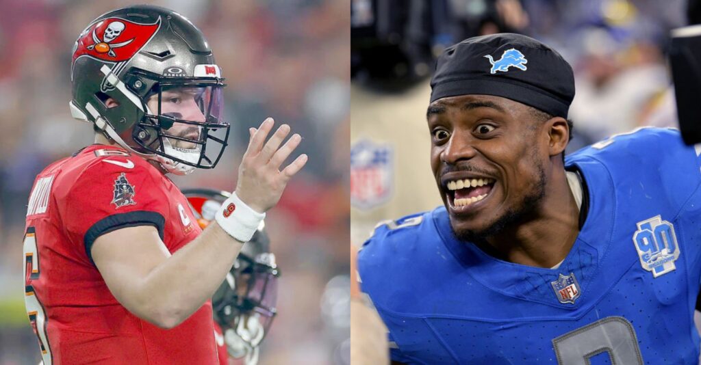C.J. GardnerJohnson Takes Shot At Baker Mayfield Ahead Of Playoff Game "Tampa Needs A Good QB