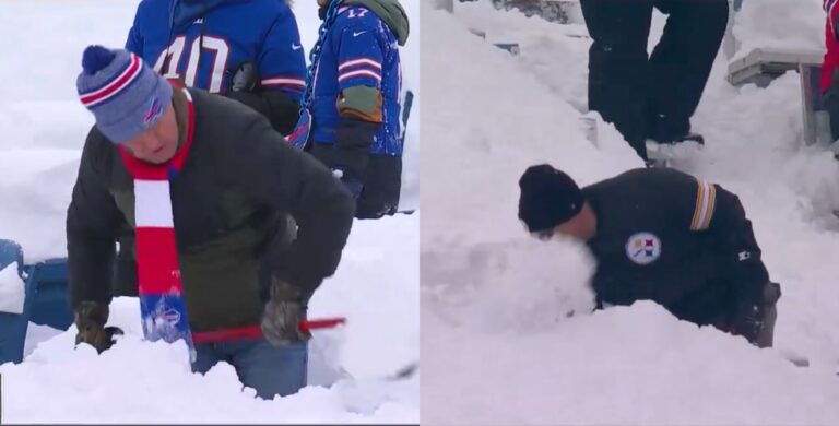 Videos Show Fans Shoveling Their Way To Seats At Highmark Stadium For ...