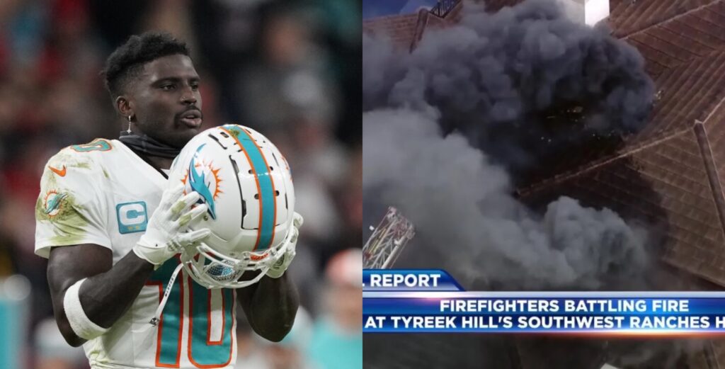 BREAKING: Firefighters Battling Fire At Dolphins WR Tyreek Hill's House ...