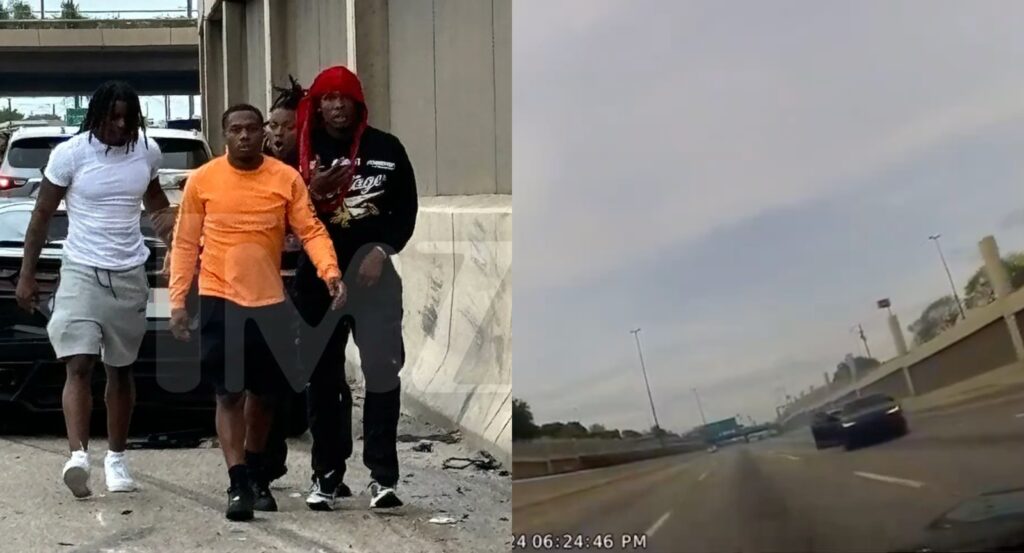 Dashcam Footage Emerges Showing 'Street Race' Crash Involving Chiefs WR