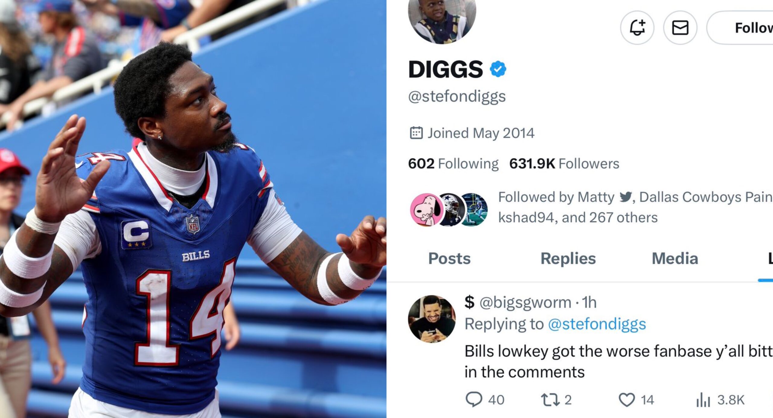 Stefon Diggs 'Likes' Tweet Ripping Bills Fans After Trade To Texans ...