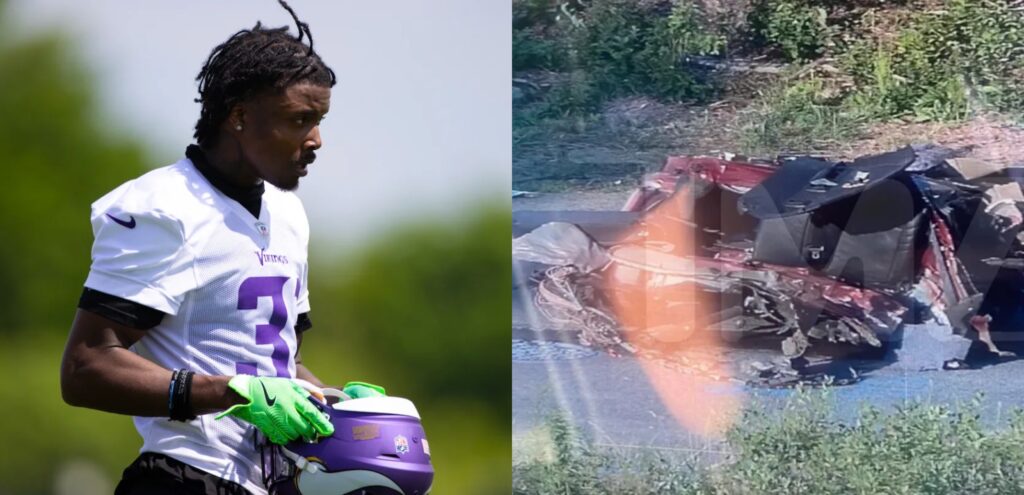 Photos Emerge For Car Crash That Killed Viking Rookie CB Khyree Jackson -  Daily Snark