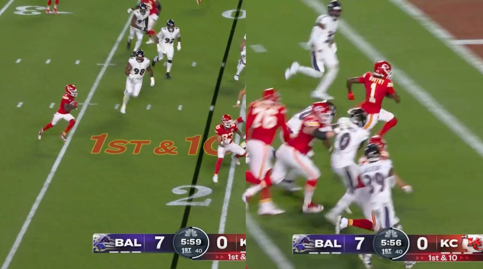 Chiefs WR Xavier Worthy Shows Off Speed To Score First Career Touchdown