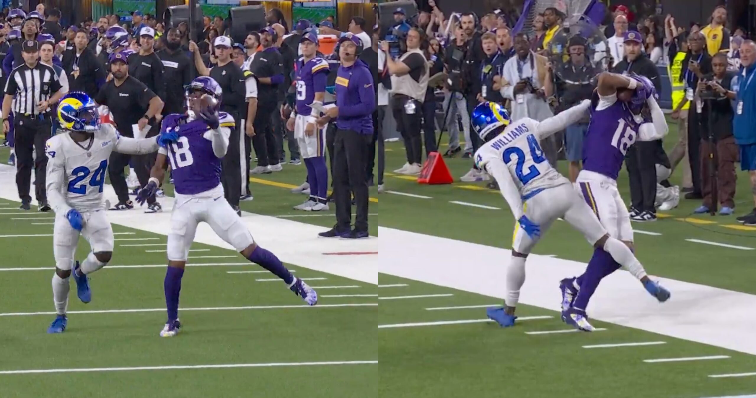 Justin Jefferson Makes An Incredible ToeTapping Catch vs Rams Daily